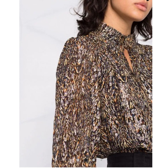 Ba&Sh | Gallas Abstract Print Top - Picture 1 of 10